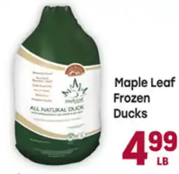 Tony’s Fresh Market Maple Leaf Frozen Ducks offer