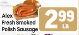 Tony’s Fresh Market Alex Fresh Smoked Polish Sausage offer