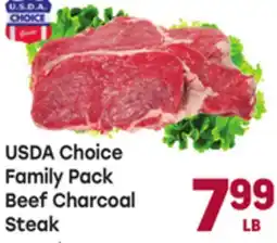 Tony’s Fresh Market USDA Choice Family Pack Beef Charcoal Steak offer