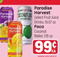 Tony’s Fresh Market Paradise Harvest or Foco offer