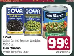 Tony’s Fresh Market Goya or San Marcos offer