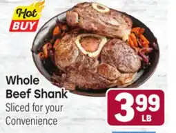 Tony’s Fresh Market Whole Beef Shank offer