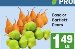 Tony’s Fresh Market Bosc or Bartlett Pears offer