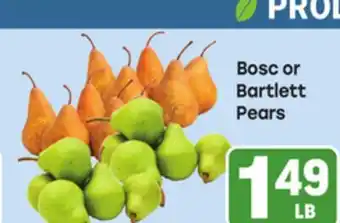 Tony’s Fresh Market Bosc or Bartlett Pears offer