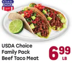 Tony’s Fresh Market USDA Choice Family Pack Beef Taco Meat offer