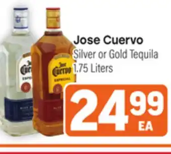 Tony’s Fresh Market Jose Cuervo Silver or Gold Tequila offer
