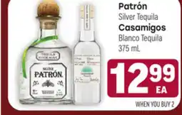 Tony’s Fresh Market Patrón Silver Tequila Casamigos Blanco Tequila offer