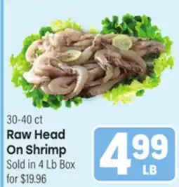 Tony’s Fresh Market Raw Head On Shrimp offer