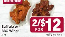 Tony’s Fresh Market Buffalo or BBQ Wings offer