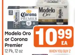 Tony’s Fresh Market Modelo Oro or Corona Premier offer