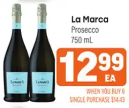 Tony’s Fresh Market La Marca Prosecco offer