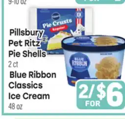 Tony’s Fresh Market Pillsbury Pet Ritz Pie Shells 2ct Blue Ribbon Classics 48oz offer