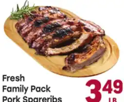 Tony’s Fresh Market Fresh Family Pack Pork Spareribs offer