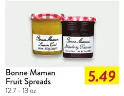 Fresh Thyme Bonne Maman Fruit Spreads offer