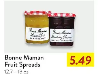 Fresh Thyme Bonne Maman Fruit Spreads offer