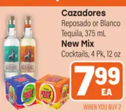 Tony’s Fresh Market Cazadores or New Mix offer