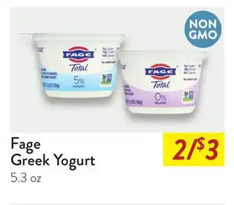 Fresh Thyme Fage Greek Yogurt offer