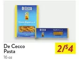 Fresh Thyme De Cecco Pasta offer