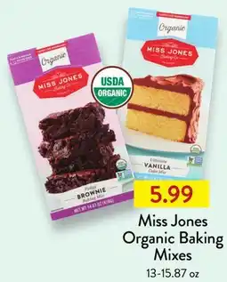 Fresh Thyme Miss Jones Organic Baking Mixes offer