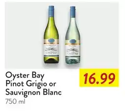 Fresh Thyme Oyster Bay Pinot Grigio or Sauvignon Blanc offer