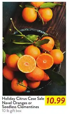 Fresh Thyme Holiday Citrus Case Sale Navel Oranges or Seedless Clementines offer