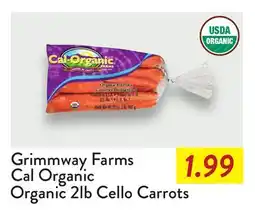 Fresh Thyme Grimmway Farms Cal Organic Organic 2lb Cello Carrots offer