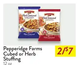 Fresh Thyme Pepperidge Farms Cubed or Herb Stuffing offer