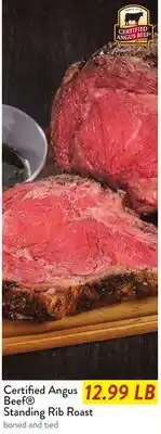Fresh Thyme Certified Angus Beef Standing Rib Roast offer