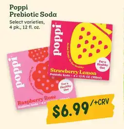 Sprouts Farmers Market Poppi Prebiotic Soda offer