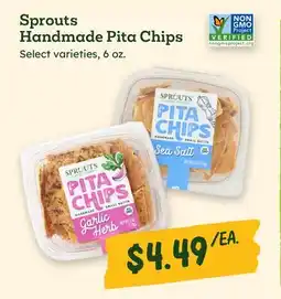 Sprouts Farmers Market Sprouts Handmade Pita Chips offer