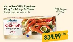 Sprouts Farmers Market Aqua Star Wild Southern King Crab Legs & Claws offer