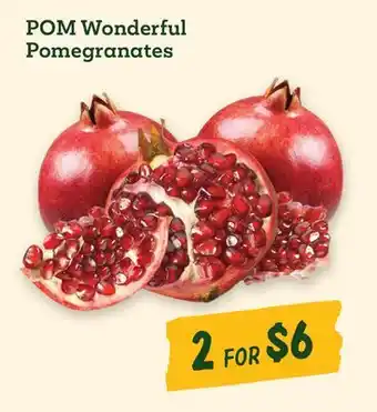 Sprouts Farmers Market POM Wonderful Pomegranates offer