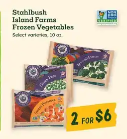 Sprouts Farmers Market Stahlbush Island Farms Frozen Vegetables offer