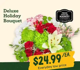 Sprouts Farmers Market Deluxe Holiday Bouquet offer