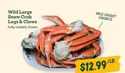 Sprouts Farmers Market Wild Large Snow Crab Legs & Claws offer