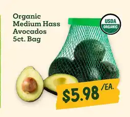 Sprouts Farmers Market Organic Medium Hass Avocados offer