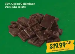 Sprouts Farmers Market 85% Cocoa Colombian Dark Chocolate offer