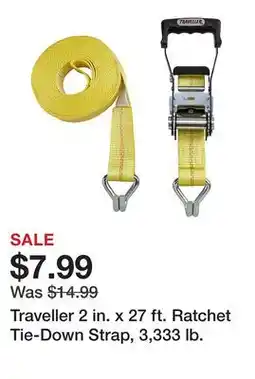 Tractor Supply Company Traveller 2 in. x 27 ft. Ratchet Tie-Down Strap, 3,333 lb offer
