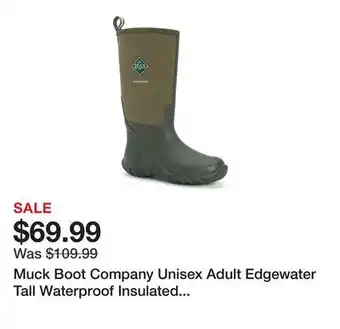 Tractor Supply Company Muck Boot Company Unisex Adult Edgewater Tall Waterproof Insulated Neoprene and Rubber Boots offer