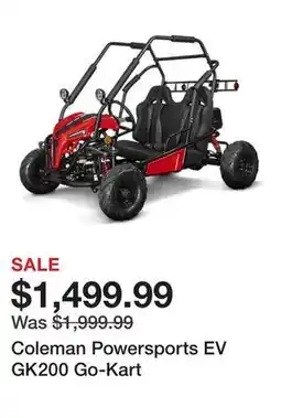 Tractor Supply Company Coleman Powersports EV GK200 Go-Kart offer