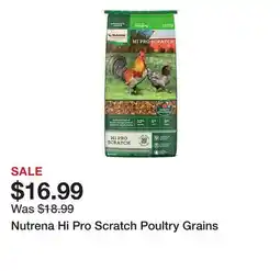 Tractor Supply Company Nutrena Hi Pro Scratch Poultry Grains offer