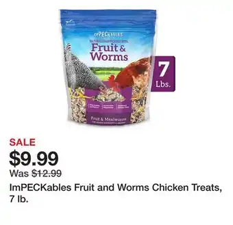 Tractor Supply Company ImPECKables Fruit and Worms Chicken Treats, 7 lb offer