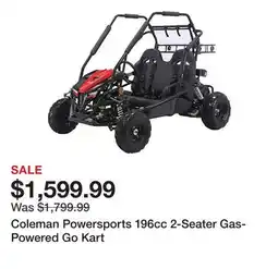 Tractor Supply Company Coleman Powersports 196cc 2-Seater Gas-Powered Go Kart offer