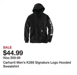Tractor Supply Company Carhartt Men's K288 Signature Logo Hooded Sweatshirt offer