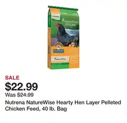 Tractor Supply Company Nutrena NatureWise Hearty Hen Layer Pelleted Chicken Feed, 40 lb. Bag offer