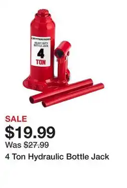 Harbor Freight Tools 4 Ton Hydraulic Bottle Jack offer