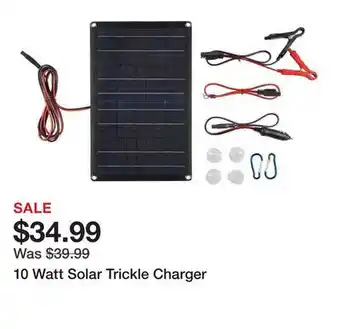 Harbor Freight Tools 10 Watt Solar Trickle Charger offer
