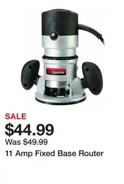 Harbor Freight Tools 11 Amp Fixed Base Router offer
