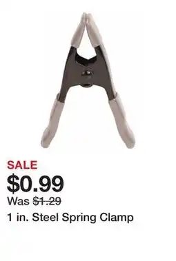 Harbor Freight Tools 1 in. Steel Spring Clamp offer
