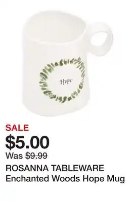 Marshalls ROSANNA TABLEWARE Enchanted Woods Hope Mug offer